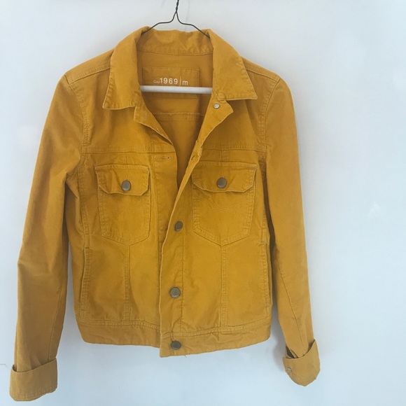 GAP Jackets & Blazers - Gap corduroy mustard yellow jacket